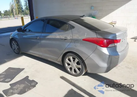 2013 Hyundai Elantra Limited из США, поврежденный, VIN KMHDH4AE8DU805119